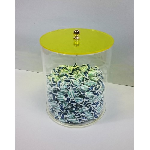 Contenitore porta caramelle a forma cilindrica barattolo H20 cm